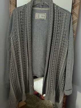 Anthropologie Saturday Sunday Open Front Waterfall Cardigan